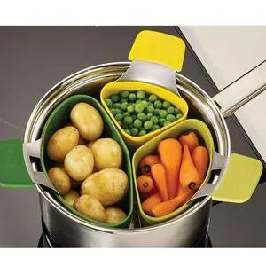 3-Set Stainless Steel Food Steamer StoreToBuyNow