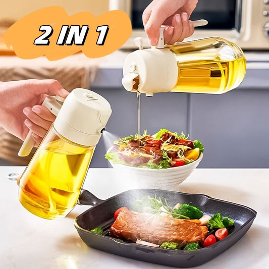 Glass Olive Oil and Vinegar Sprayer for Cooking and BBQ