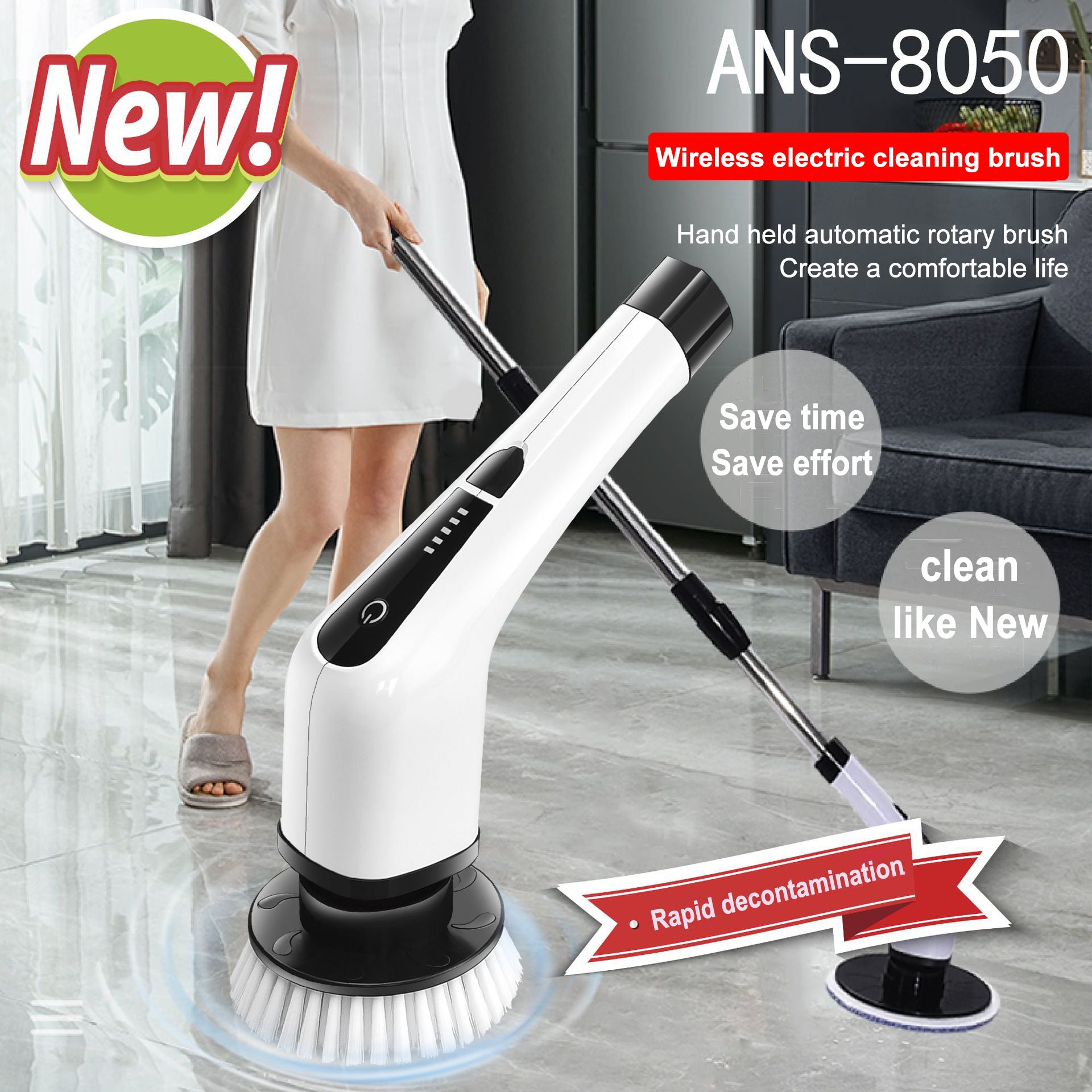 7-in-1 Electric Cleaning Brush Multifunctional Handheld Kitchen StoreToBuyNow