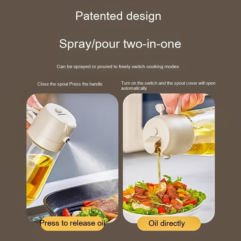 Glass Olive Oil and Vinegar Sprayer for Cooking and BBQ