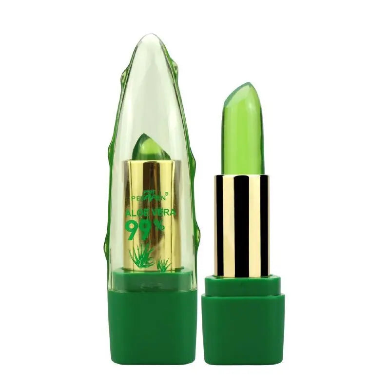 Aloe Vera Gel Color Changing Lipstick Gloss Moisturizer Anti-drying Desalination Fine-grain Lip Blam Care StoreToBuyNow