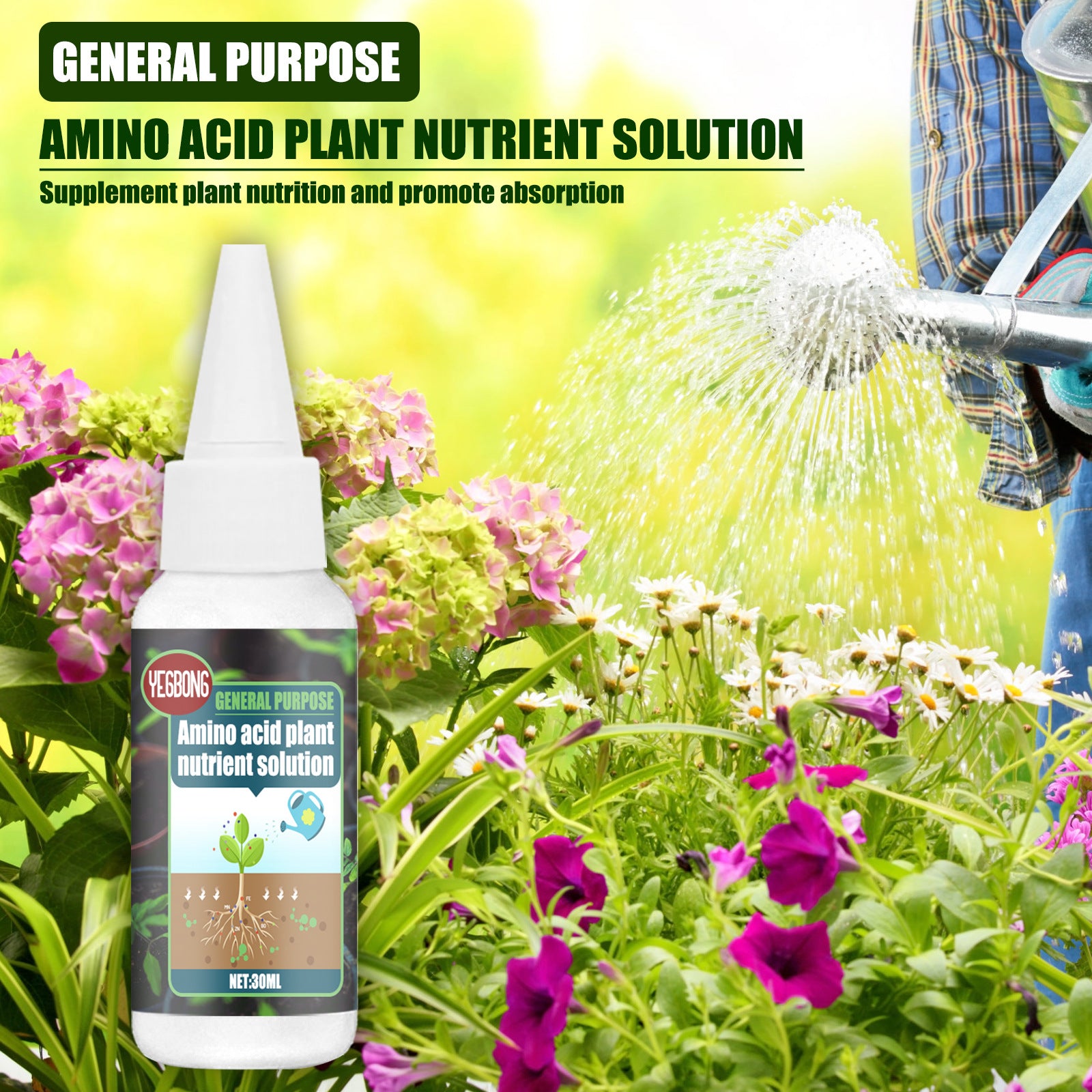 Amino Acid Plant Nutrient Solution Organic Foliar Fertilizer StoreToBuyNow