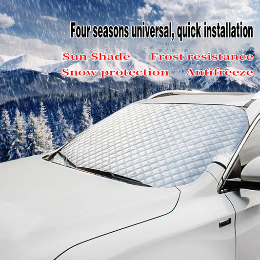 Car Covers Car Windscreen Cover Anti Snow Frost Ice Windshield Dust Protector Heat Sun Shade Ice Large Snow Dust Protector StoreToBuyNow