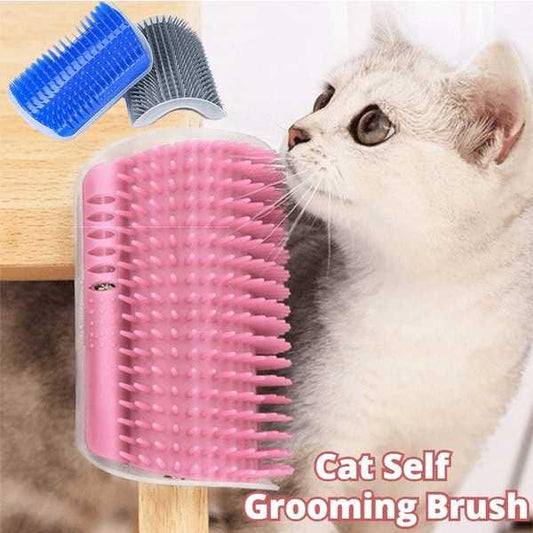 Cat Self-Grooming Brush - Wall-Mounted Pet Rubbing Device StoreToBuyNow