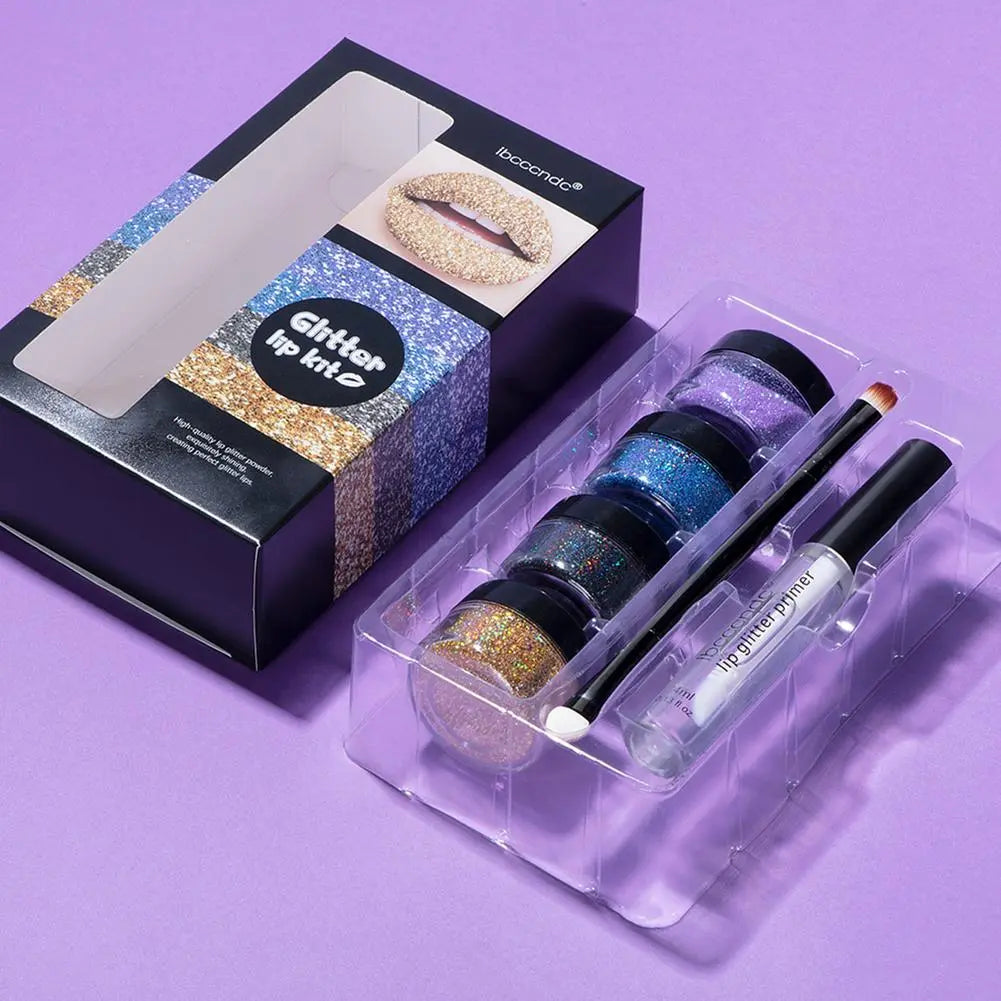 Dazzle Your Lips: Glitter Lip Gloss Kit for Sparkling, Long-Lasting Lips StoreToBuyNow