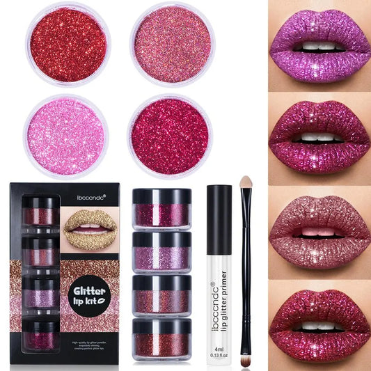 Dazzle Your Lips: Glitter Lip Gloss Kit for Sparkling, Long-Lasting Lips StoreToBuyNow