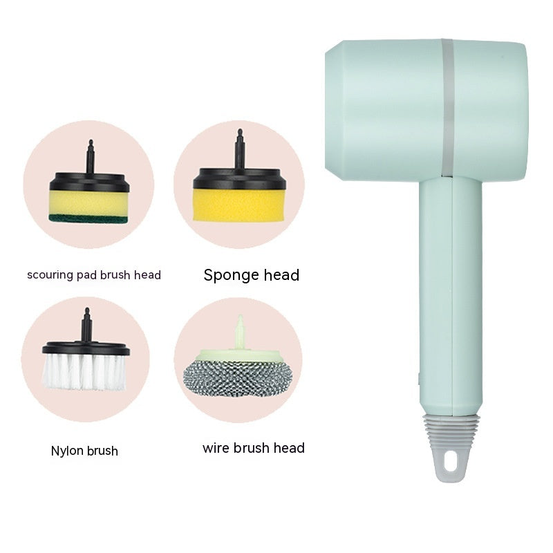 Electric Cleaning Brush Dishwashing Brush Automatic Wireless USB Rechargeable Professional Kitchen Bathtub Tile Cleaning Brushes StoreToBuyNow