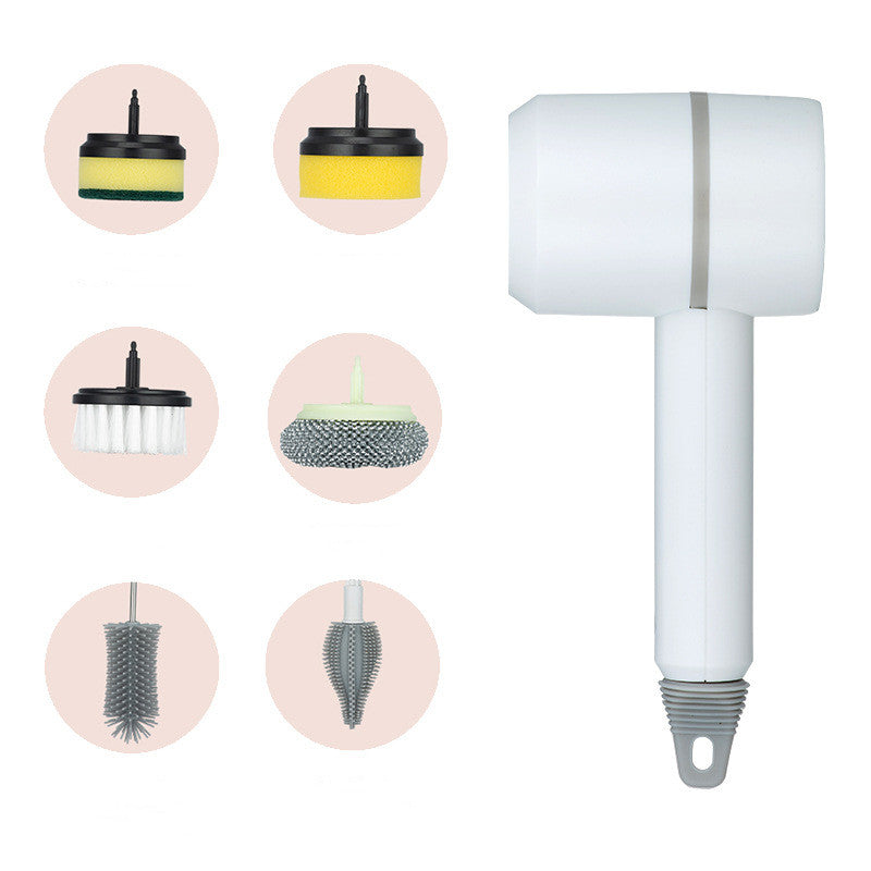 Electric Cleaning Brush Dishwashing Brush Automatic Wireless USB Rechargeable Professional Kitchen Bathtub Tile Cleaning Brushes StoreToBuyNow