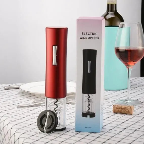 Electric Wine Opener Kit - Automatic Corkscrew Opener with Foil Cutter StoreToBuyNow