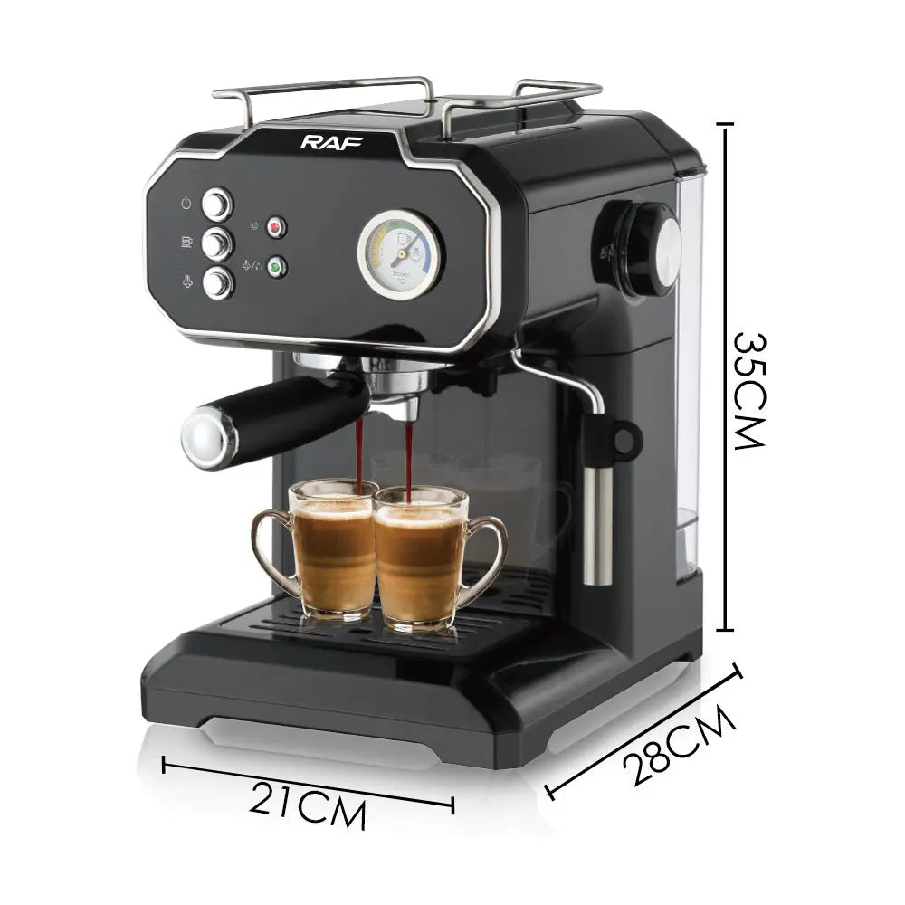 Household Small Semi-automatic High Pressure Steam Milk Froth Coffee Machine StoreToBuyNow