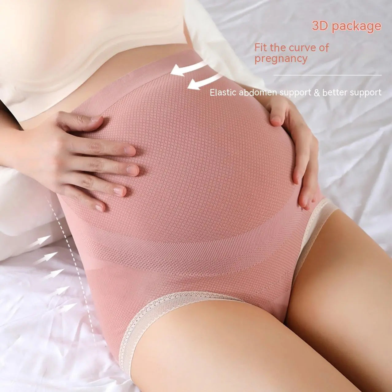 Maternity Belly Support Pants Seamless Ladies' Hip Lifting High Waist Comfort StoreToBuyNow