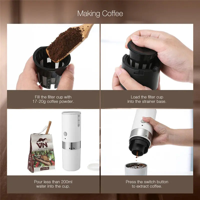 Mini Coffee Machine 200ml StoreToBuyNow