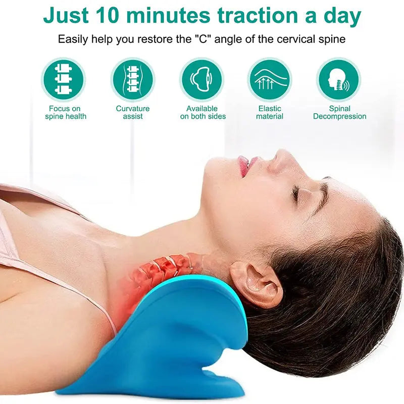 Neck Massager Relax Pillow Gravity Acupressure For Pain Relief Cervical Spine Alignment Massager StoreToBuyNow