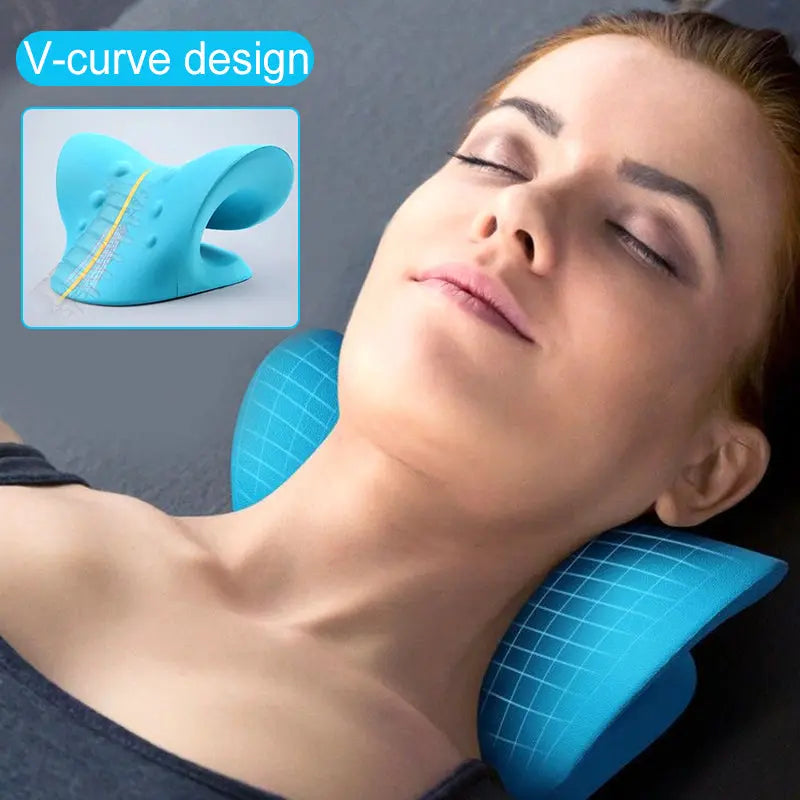 Neck Massager Relax Pillow Gravity Acupressure For Pain Relief Cervical Spine Alignment Massager StoreToBuyNow