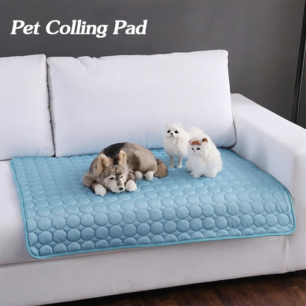 Pet Dog Cat Ice Silk Cold Nest Pad For Cooling In Summer StoreToBuyNow