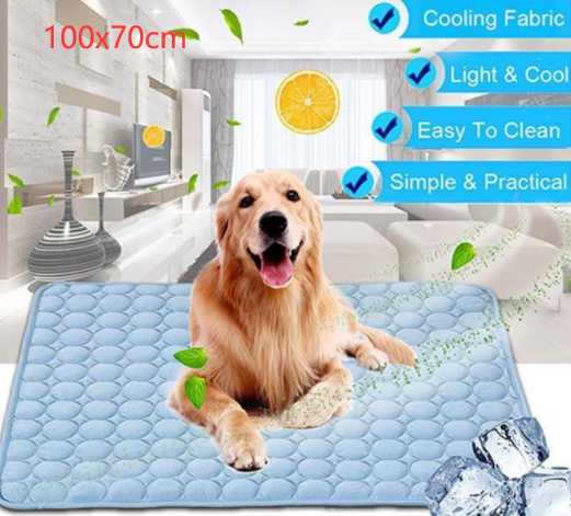 Pet Dog Cat Ice Silk Cold Nest Pad For Cooling In Summer StoreToBuyNow