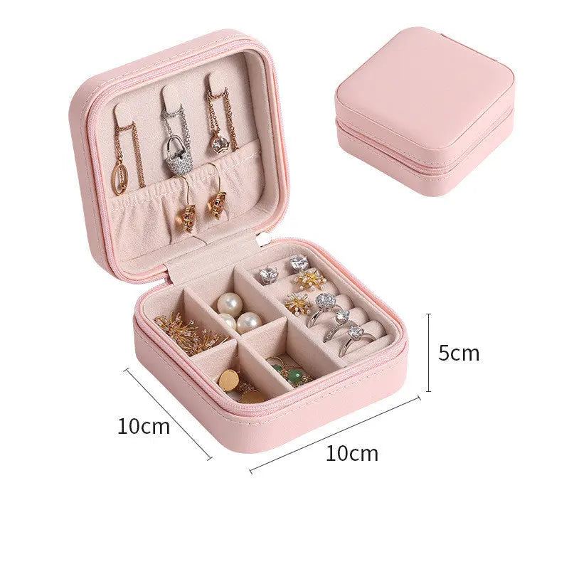 Portable Jewelry Box Single-Layer StoreToBuyNow