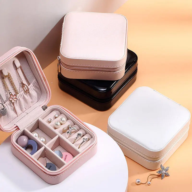 Portable Jewelry Box Single-Layer StoreToBuyNow