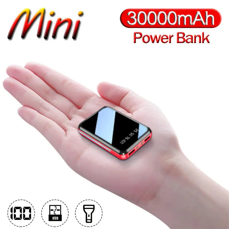 Power Bank 30000mAh Mini Portable Phone Fast Charger USB StoreToBuyNow