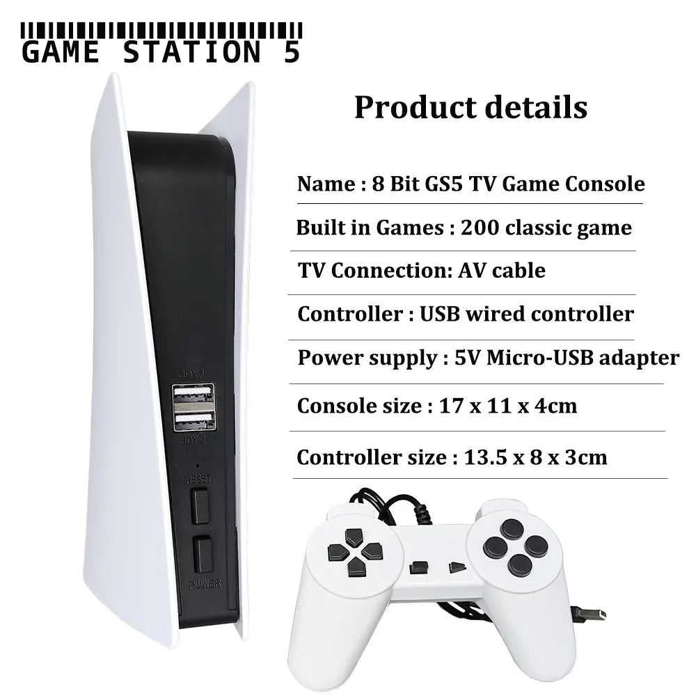 Retro Console 8-bit 200 Nostalgic Games StoreToBuyNow