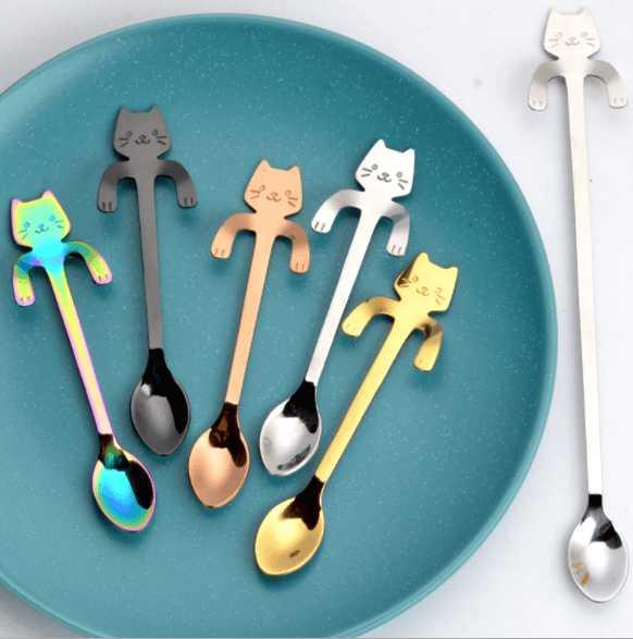 Spoon With Cat Handle For Hanging StoreToBuyNow