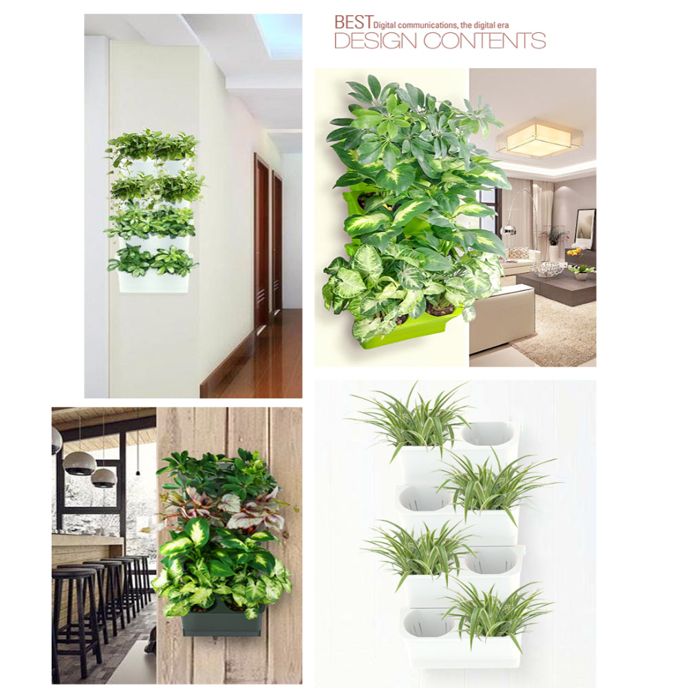 Stackable Flower Pot Wall Hanging Vertical Planter Succulent Plants Bonsai Vase Garden Home Decoration StoreToBuyNow