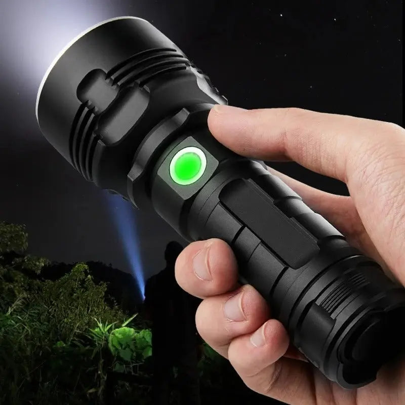 Strong Flashlight Focusing Led Flash Light Rechargeable Super Bright LED Outdoor Xenon Lamp StoreToBuyNow