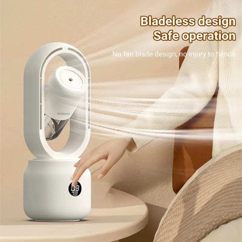 Summer Water Cooled Spray Mist Electric Fan USB Rechargeable StoreToBuyNow