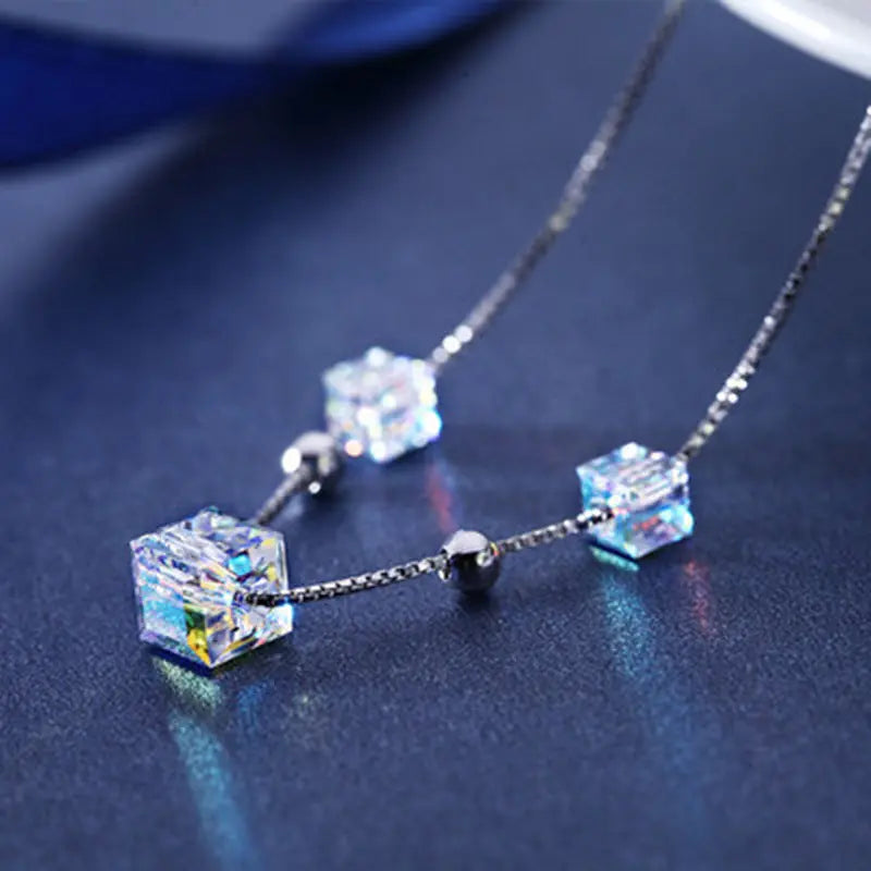 Temperament wild sugar cube aurora crystal bracelet StoreToBuyNow