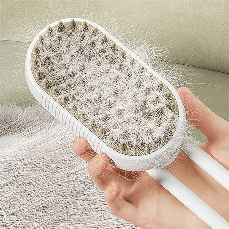 Transform Pet Grooming with the Cat Steam Brush: 3-in-1 Electric Spray, Massage, and Hair Removal – Your Furry Friend Deserves the Best! 🐾✨ StoreToBuyNow