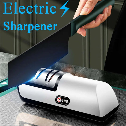 USB Rechargeable Electric Knife Sharpener Automatic StoreToBuyNow