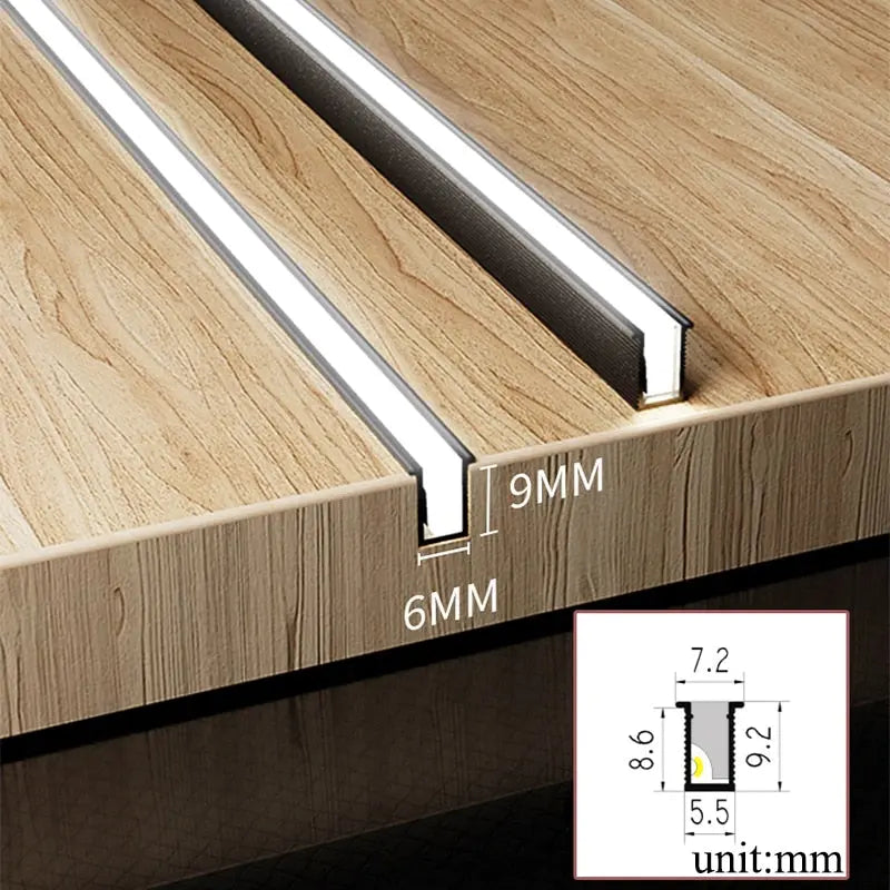 Ultra Thin LED Built-in Invisible Light Bar StoreToBuyNow