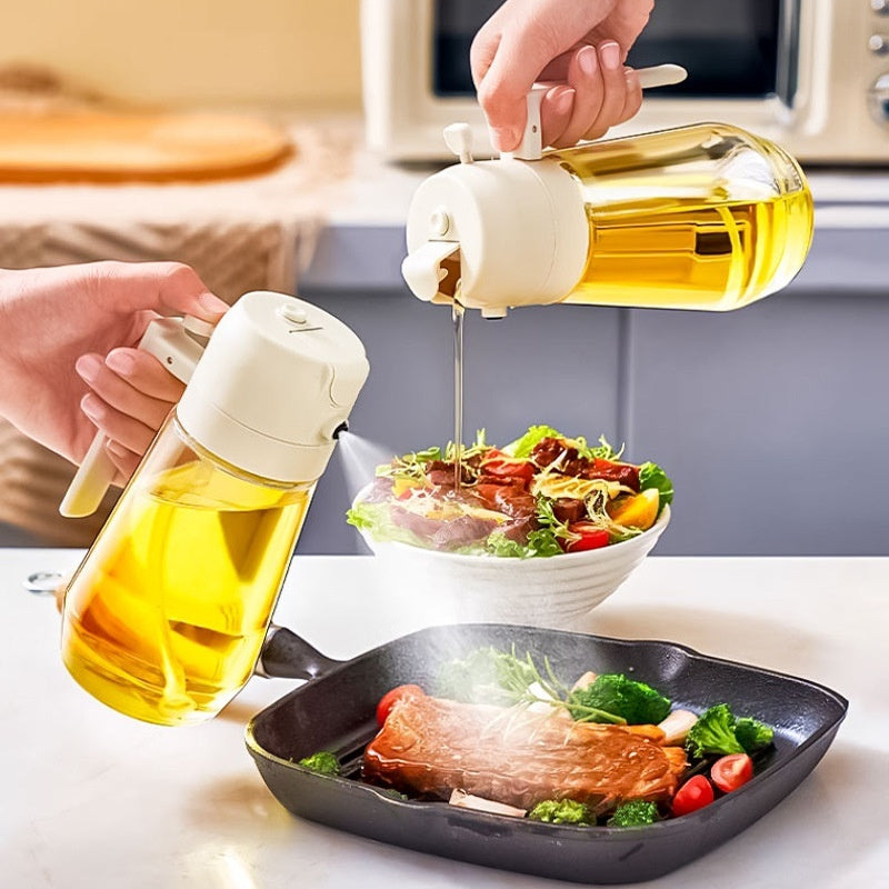 Glass Olive Oil and Vinegar Sprayer for Cooking and BBQ