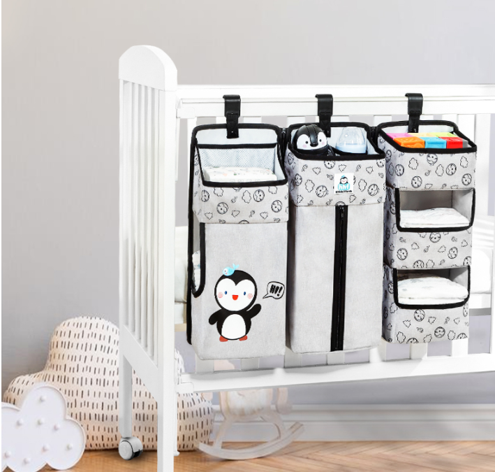 Baby Crib Hanging Bag Bed Storage Bag Multifunctional StoreToBuyNow