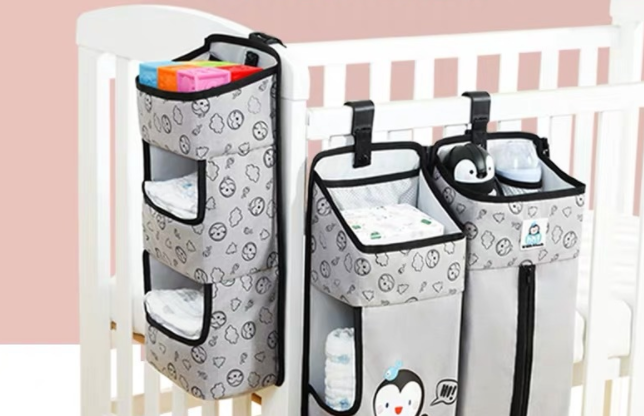 Baby Crib Hanging Bag Bed Storage Bag Multifunctional StoreToBuyNow