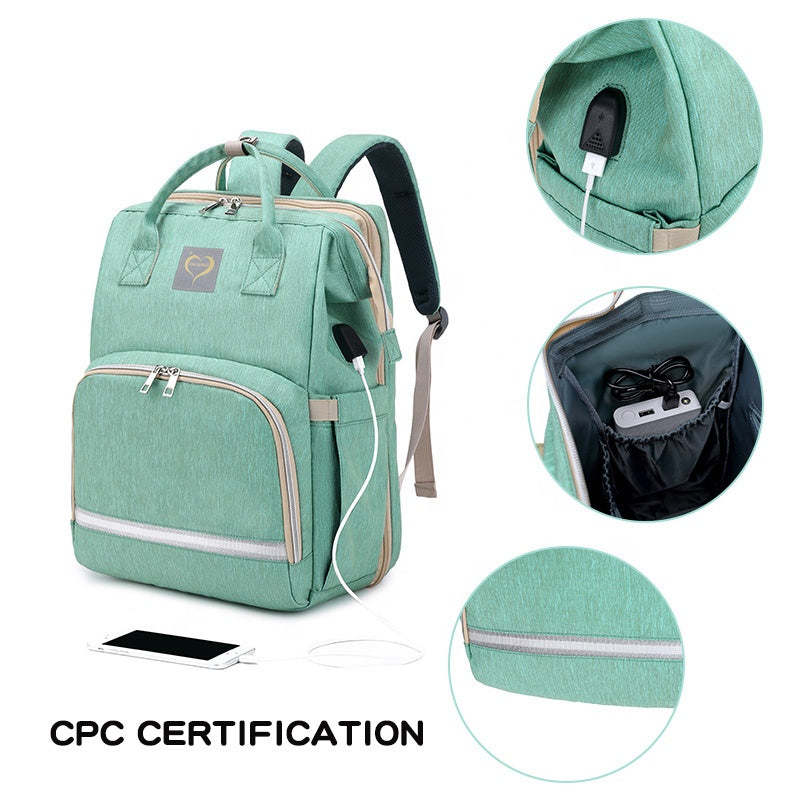 Diaper Bags with Crib Maternity Backpack with Changing StoreToBuyNow