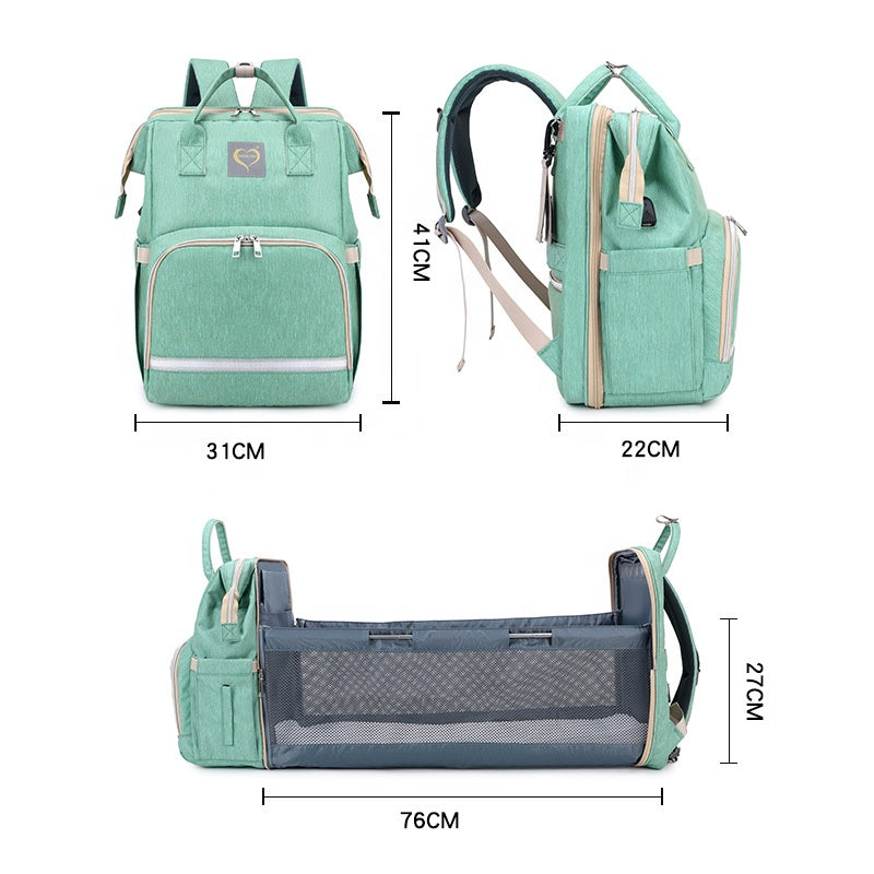 Diaper Bags with Crib Maternity Backpack with Changing StoreToBuyNow