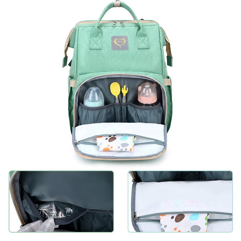 Diaper Bags with Crib Maternity Backpack with Changing StoreToBuyNow