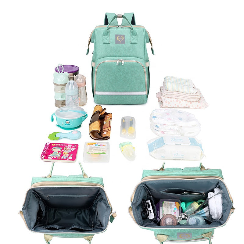 Diaper Bags with Crib Maternity Backpack with Changing StoreToBuyNow