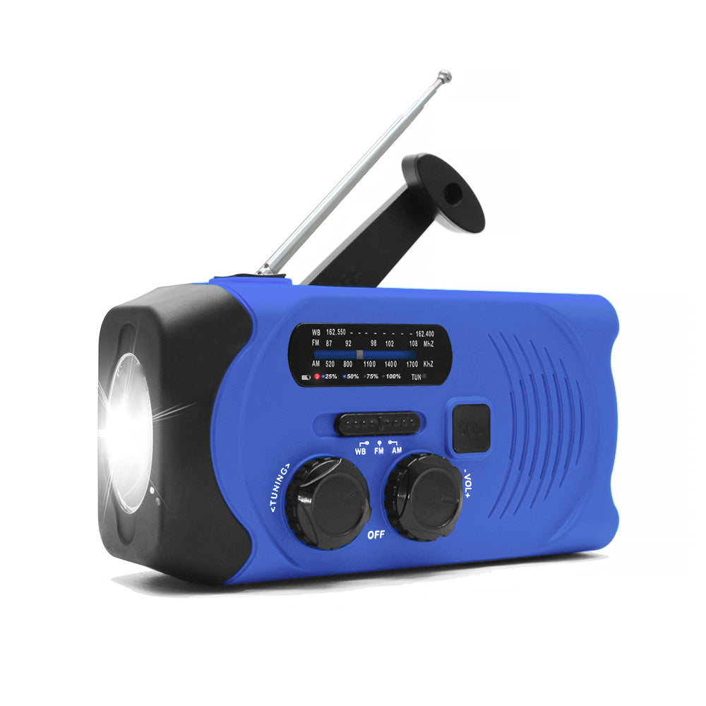 Emergency 4 band noaa hand crank radio solar radio with torch power solar StoreToBuyNow