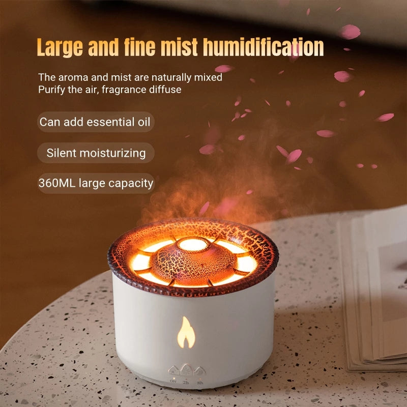 New Creative Volcano Electric Aroma Essential Oil Diffuser StoreToBuyNow