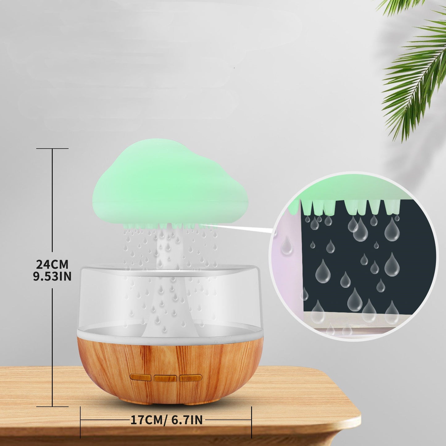 Raining Cloud Humidifier With Night Light Aromatherapy StoreToBuyNow