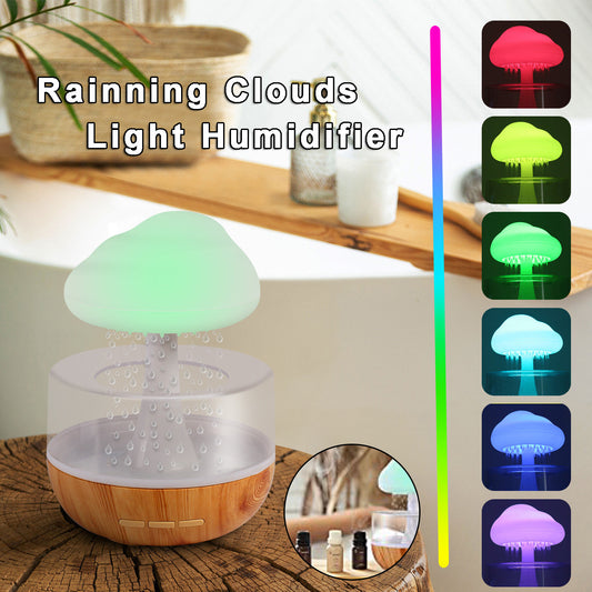 Raining Cloud Humidifier With Night Light Aromatherapy StoreToBuyNow